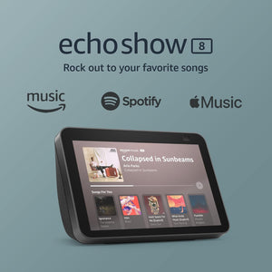 NEW Echo Show 8 (2nd Gen 2021) HD Smart Display with Alexa - Charcoal