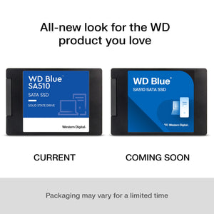 WD Blue 500GB SA510 2.5" Internal Solid State Drive SSD - WDS500G3B0A