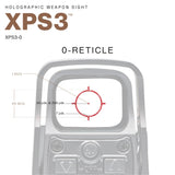EOTech XPS3-0 HWS Red Dot Sight, 68 MOA Circle, 1 MOA Dot, Night Vision Capable