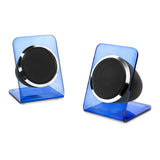 NEW Victrola Modern Acrylic Turntable & Wireless Speakers - Blue