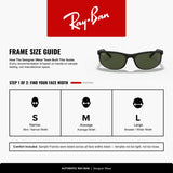 Ray-Ban RB2027 W1847 62mm Predator 2 Black G-15 Green Rectangular Sunglasses