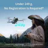 DJI Mini 4 Pro (DJI RC 2) Drone, 4K/60fps Omnidirectional ActiveTrack 360° 20km