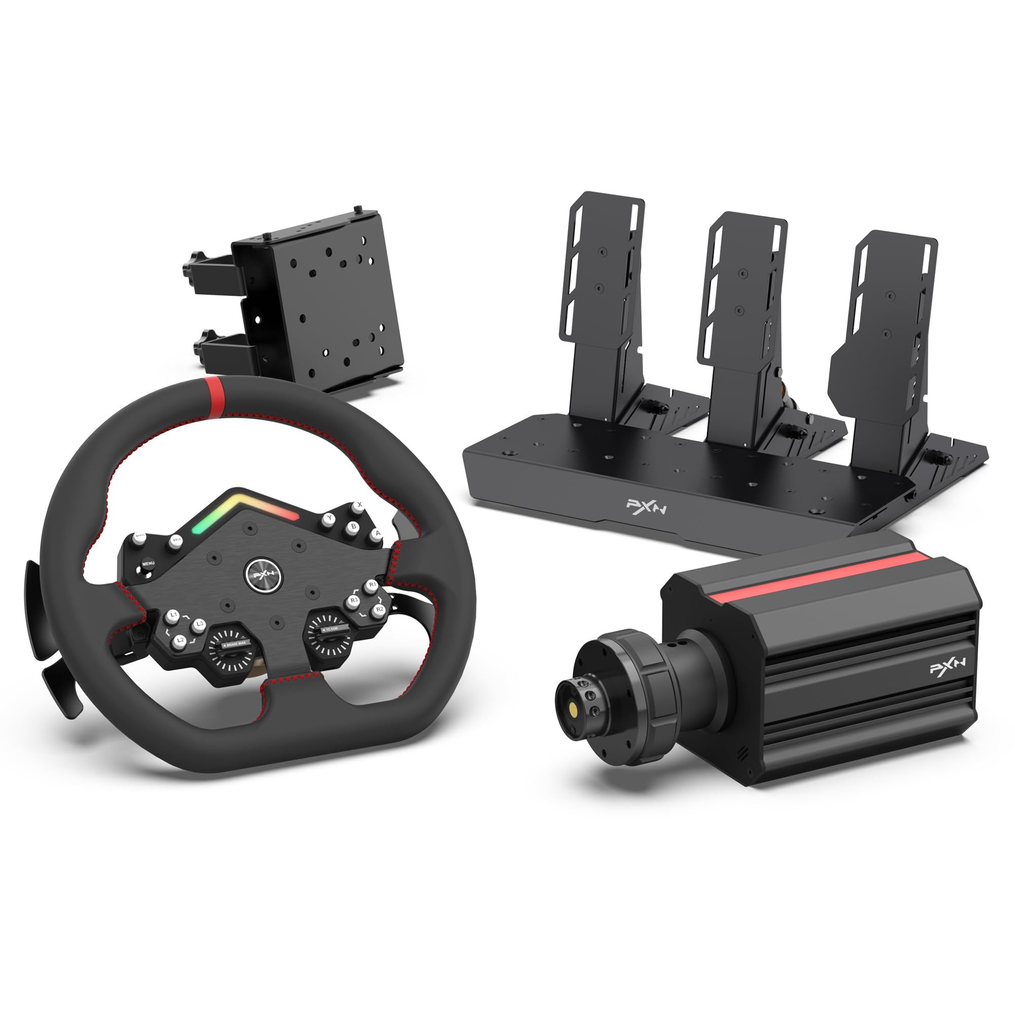 PXN V12 Lite Direct Drive Servo Racing Wheel with Pedals 6Nm FFB For PC PS4 Xbox
