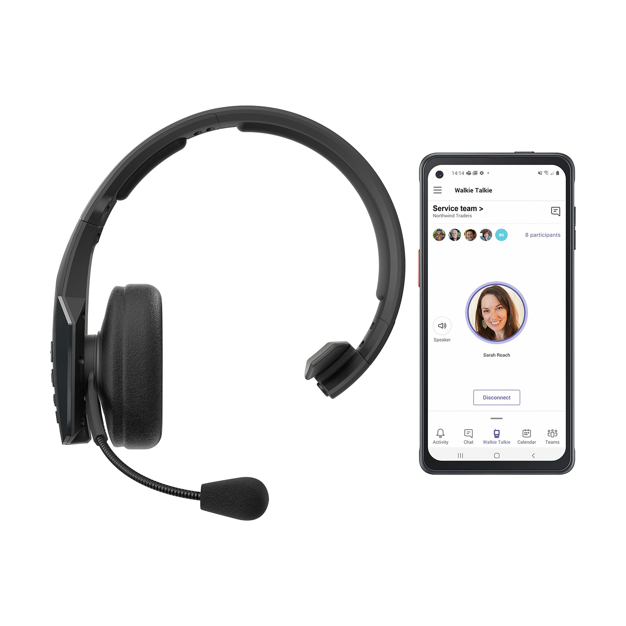 BRAND NEW BlueParrott B450-XT Noise Cancelling Bluetooth Headset