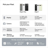 Google - Pixel 7 Pro - 128GB - Obsidian Black - Fully Unlocked Smartphone