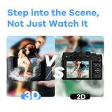 Kandao QooCam EGO 3D Stereo Cinema Camera 24MP/8K Photos/4K 60FPS KIT - NEW