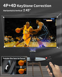 ETOE D2 (A1172) 1080P Android IOS 5G Wifi Bluetooth Built-In Netflix Smart Projector - NEW