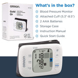 OMRON Gold Wireless Wrist Blood Pressure Monitor Bluetooth Smart Monitor NEW
