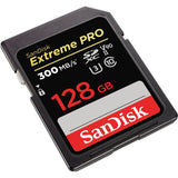 SanDisk 128GB Extreme PRO UHS-II SDHC Memory Card 300MB/s