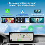 XTRONS 12.3 Inch Android 14 Car Stereo for BMW F10/F11 (2013-2016) NBT System, IPS Touch Screen 4+64GB Global 4G Car Radio GPS Navigation Support Wireless Car Play Android Auto