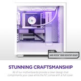 NZXT N7 B650E - AMD B650 Chipset - Supports AMD Ryzen 9000 8000 & 7000 Series