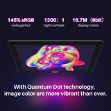 HUION Kamvas Pro 16 Plus 4K UHD Drawing Tablet with Screen Full Laminated 145% sRGB Art Tablet with Battery-Free Stylus, 15.6-inch Graphics Tablet for PC, Mac, Linux, Android