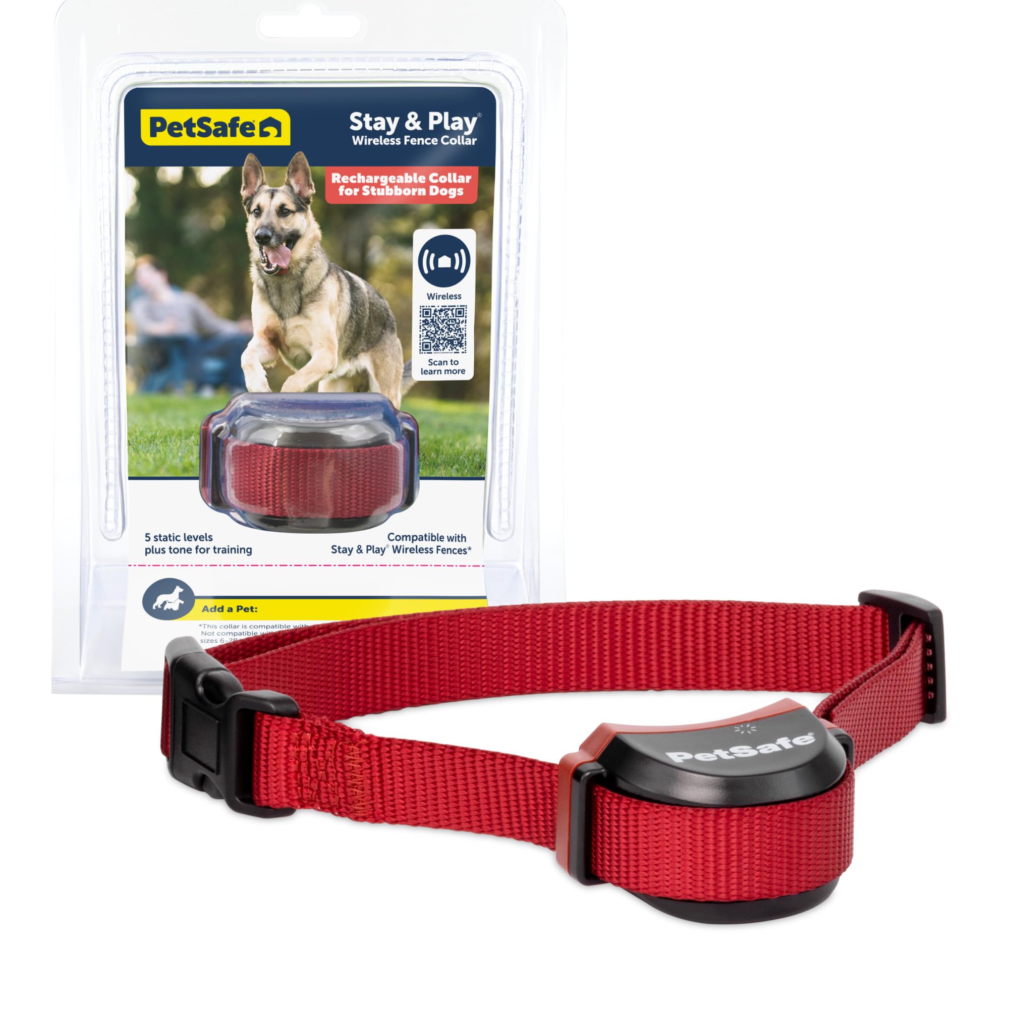 PetSafe Stubborn Dog Stay & Play Wireless Pet Fence Receiver Collar   PIF00-13672