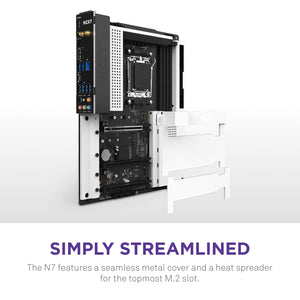 NZXT N7 B650E - AMD B650 Chipset - Supports AMD Ryzen 9000 8000 & 7000 Series