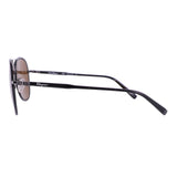 NWT Salvatore Ferragamo SF181S Aviator Sunglasses - Black / Brown + Box & Case