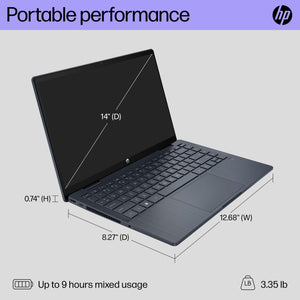 HP Pavilion x360 14 in Laptop Touchscreen i5-1335U 8GB RAM 512GB SSD Win 11 Home