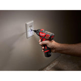 Milwaukee 2401-22 M12 1/4" Hex Cordless Screwdriver, (2x) Cp 1.5 Batteries, M12