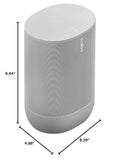 Sonos Move Battery-powered smart speaker, Wi-Fi and Bluetooth - White