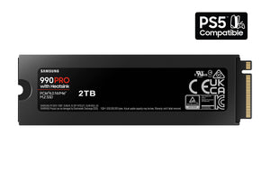 Samsung 990 PRO 2TB NVMe PCIe 4.0 x4 M.2 Internal SSD w/ Heatsink MZ-V9P2T0CW