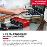 Focusrite SCARLETT 2i2 (3rd Gen) 2X2 USB Audio Interface Recording