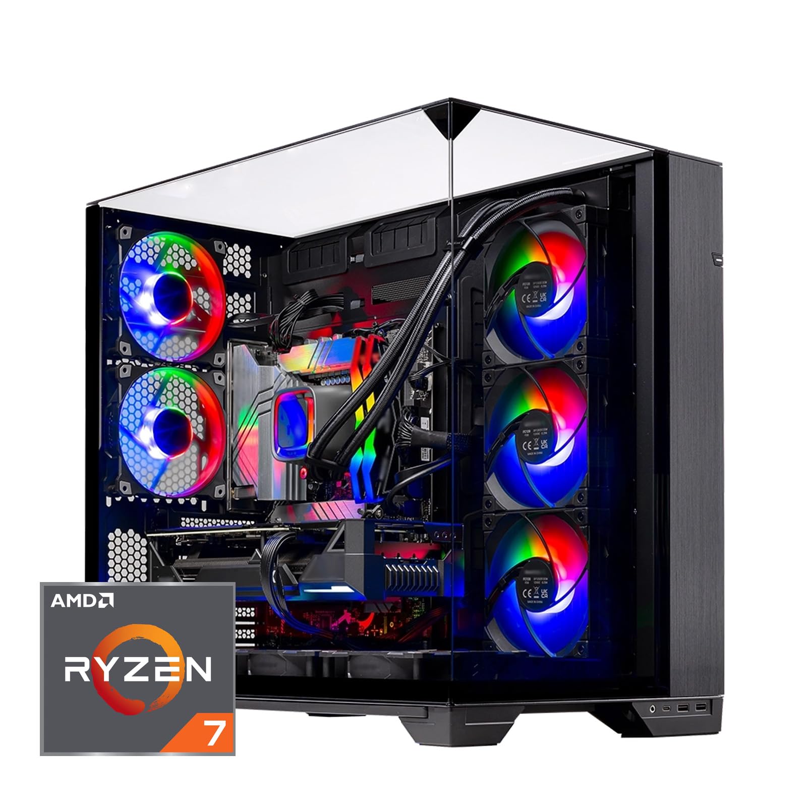 Skytech Gaming PC Ryzen 7 7800X3D NVIDIA RTX4070Ti Super 16GB 1TB SSD 32GB Ram