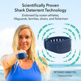 SHARKBANZ 2 - Official Magnetic Shark Deterrent Band - Slate / Azure - New Sealed