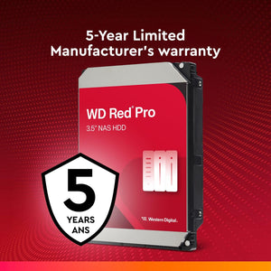 WD Red Pro 18TB 7200 RPM SATA 6Gb/s 512MB Cache 3.5'' NAS HDD WD181KFGX