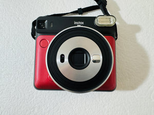 Fujifilm Instax Square SQ6 - Instant Film Camera - Ruby Red - Excellent Condition