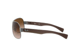 Ray Ban Shield Frame Sunglasses RB3471 00113 Arista 32mm - NEW