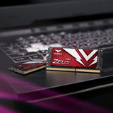 TEAMGROUP T-Force Zeus DDR4 SODIMM 32GB (2x16GB) 3200MHz (PC4-25600) 260 Pin CL22 Laptop Memory Module Ram TTZD432G3200HC22DC-S01