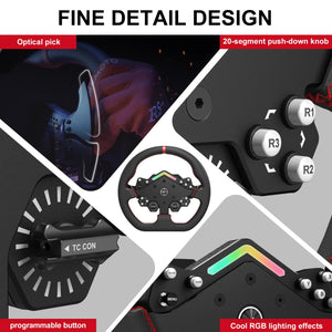 PXN V12 Lite Direct Drive Servo Racing Wheel with Pedals 6Nm FFB For PC PS4 Xbox