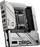 MSI B650M PROJECT ZERO AMD AM5 Ryzen 9000 8000 7000 mATX BackConnect Motherboard