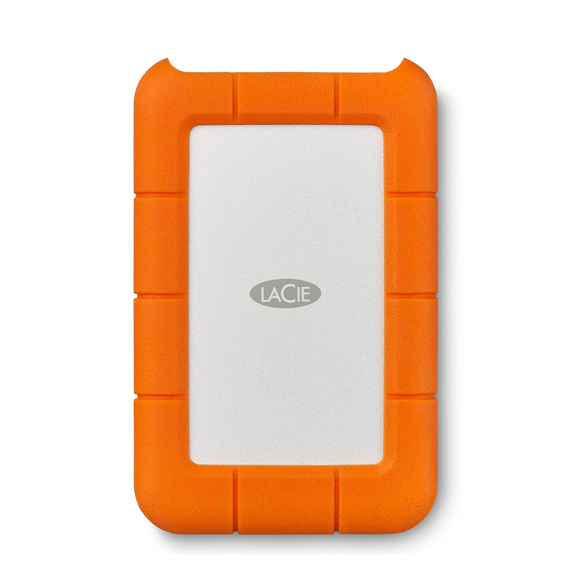 LaCie Rugged USB-C 2TB External Hard Drive Portable HDD – USB 3.0 (STFR2000800)