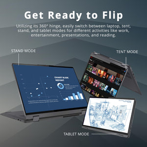 Lenovo IdeaPad Flex 5 16"" 2-in-1  IPS Laptop, i7-1255U - 16GB - 512GB SSD Win 11