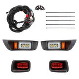 10L0L Golf Cart Deluxe Light Kit with Daytime Running Light Turn Signal Function Fits
