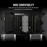 CORSAIR WS DDR5 ECC RDIMM 64GB (4x16GB) 6400MHz CL32 Intel XMP 3.0 Computer Memory - Black (CMA64GX5M4B6400C32)