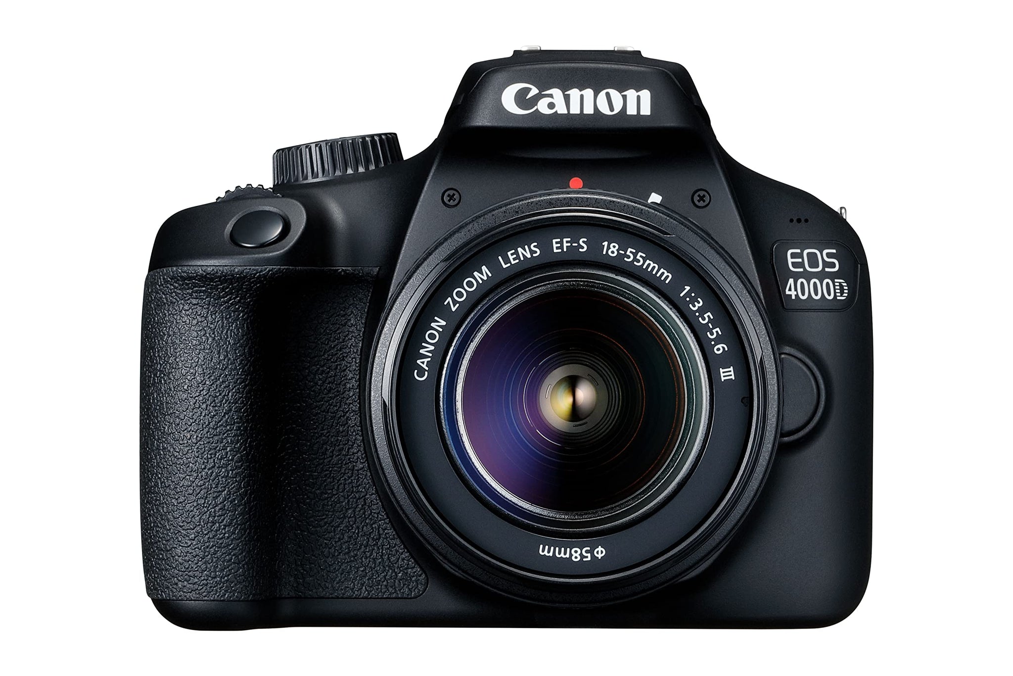 Canon EOS 4000D DSLR Camera and EF-S 18-55 Mm F/3.5-5.6 III Lens Black -  NEW