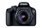 Canon EOS 4000D DSLR Camera and EF-S 18-55 Mm F/3.5-5.6 III Lens Black -  NEW