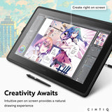 Wacom Cintiq 22 Drawing Tablet w/ Screen 21.5" Full HD Display w/ Pro Pen 2 - NEW