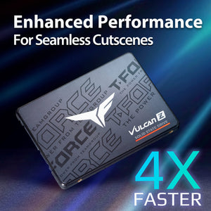 Team Group SSD 1TB T-FORCE VULCAN Z 2.5" SATA III 3D NAND Internal Drive