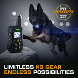 INVIROX Dog Shock Collar Ultra K9 X2 - 124 Training Levels - 4 Powerful Modes - 2 Collars