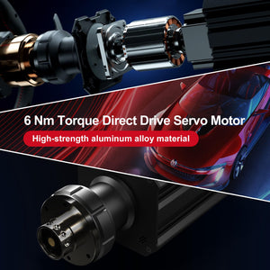 PXN V12 Lite Direct Drive Servo Racing Wheel with Pedals 6Nm FFB For PC PS4 Xbox
