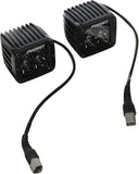 Rigid D-Series Pro Spot Midnight Edition Surface Mount LED Lights Pair 202213BLK