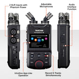 Tascam Portacapture X6 32-Bit Portable Audio Recorder (PORTACAPTURE-X6) - NEW