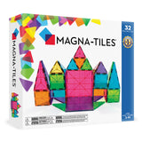 MAGNA-TILES Classic 32-Piece Magnetic Construction Set - Original Magnetic Construction