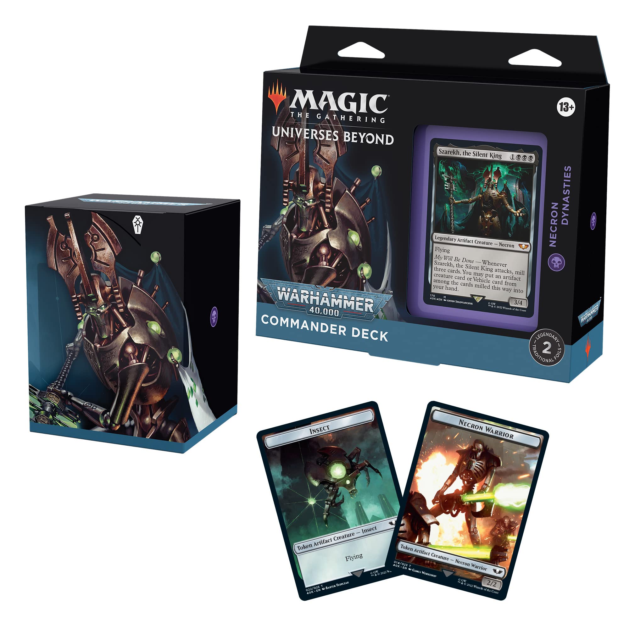 MTG Magic The Gathering Necron Dynasties Commander Deck Warhammer 40k Sealed