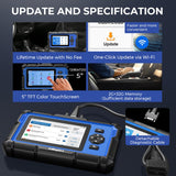 OBD2 Scanner TOPDON AD600S Scan Tool, Code Reader, Diagnostics Scanner for ABS/SRS/AT/Engine, 9 Reset Services, Oil/Brake/BMS/SAS/DPF/TPMS/ETS Reset/ABS Bleeding/Injector Coding, Free Lifetime Upgrade (Copy)