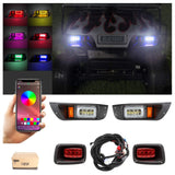 10L0L Golf Cart Deluxe Light Kit with Daytime Running Light Turn Signal Function Fits