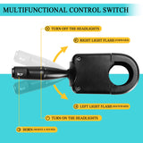 10L0L Golf Cart Deluxe Light Kit with Daytime Running Light Turn Signal Function Fits
