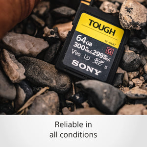 Sony Tough SF-G64T 64GB Class 3 - SDXC Memory Card - (SFG64TT1)